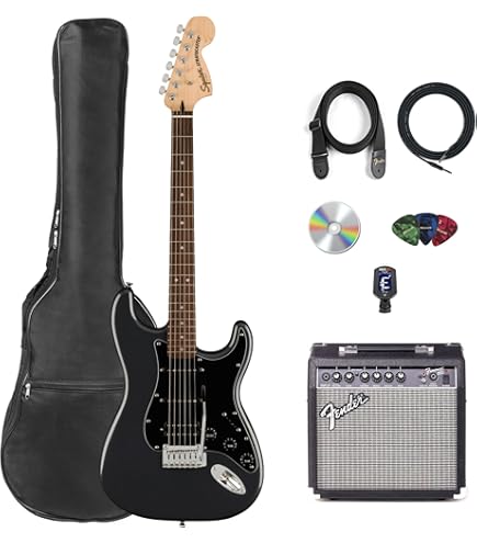 Amazon.com: Fender Squier Affinity Stratocaster HSS Pack