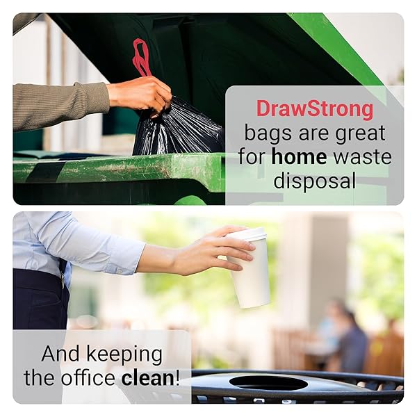 RELI. 30 GALLON TRASH BAGS DRAWSTRING | 150 COUNT | BLACK | 30 GALLON GARBAGE BAGS HEAVY DUTY | LARGE 30 GAL