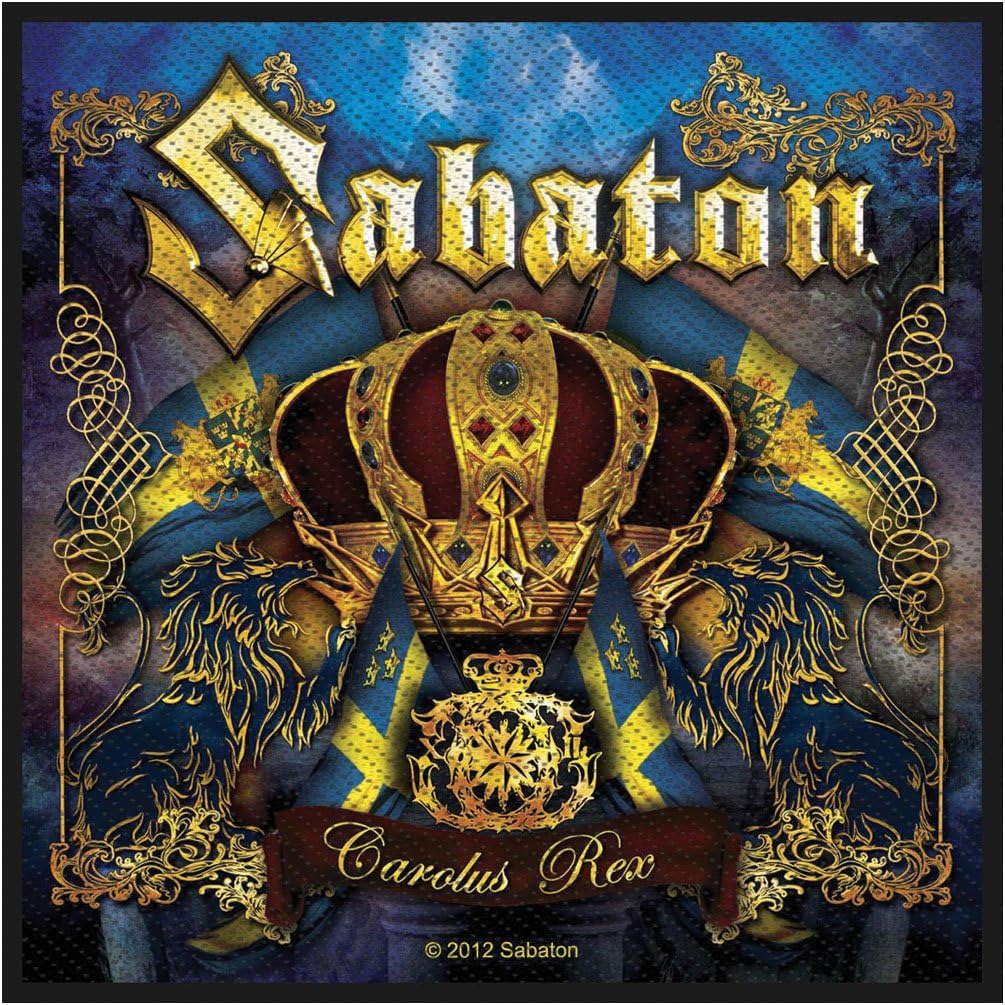 Sabaton Men's Carolus Rex Woven Patch Black