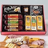 Wisconsin Cheese Company - Party Gift Box - Smoked Summer Sausages, 100% Wisconsin Cheese, Crackers, Pretzels & Mustard | Perfect for Parties, Charcuterie Boards, and Holiday Gifts