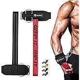 Double-Side Anti-Slip PERYOLYF Lifting Straps with D Ring - Adjustable Gym Straps for Deadlifts, Weightlifting & Cable Machine - Thick Wrist Support for Men & Women