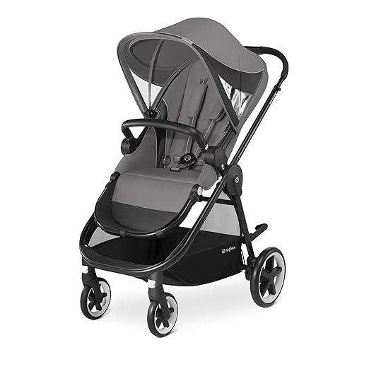 title=Cybex Gold 517000445 Iris M-Air Passeggino, Grigio
