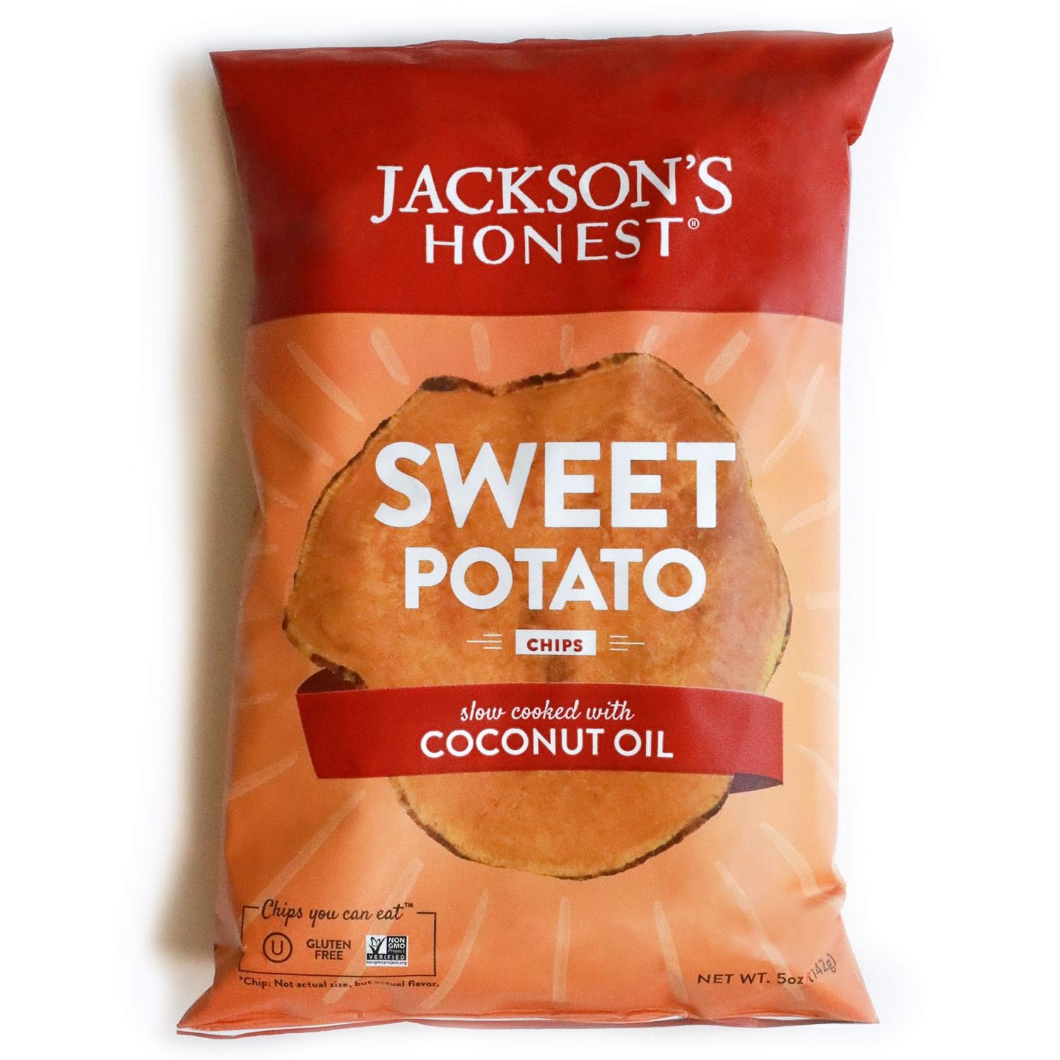 Jackson’s Honest Potato Chips, Sweet Potato, Cooked in