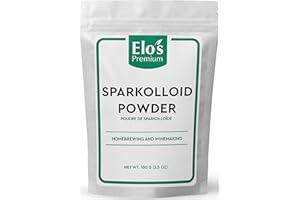Sparkolloid Powder (100g) | Packed in Canada| Fining Agent| Increase Yield, Acts as a Clarifier| Used for Homebrewing and Win