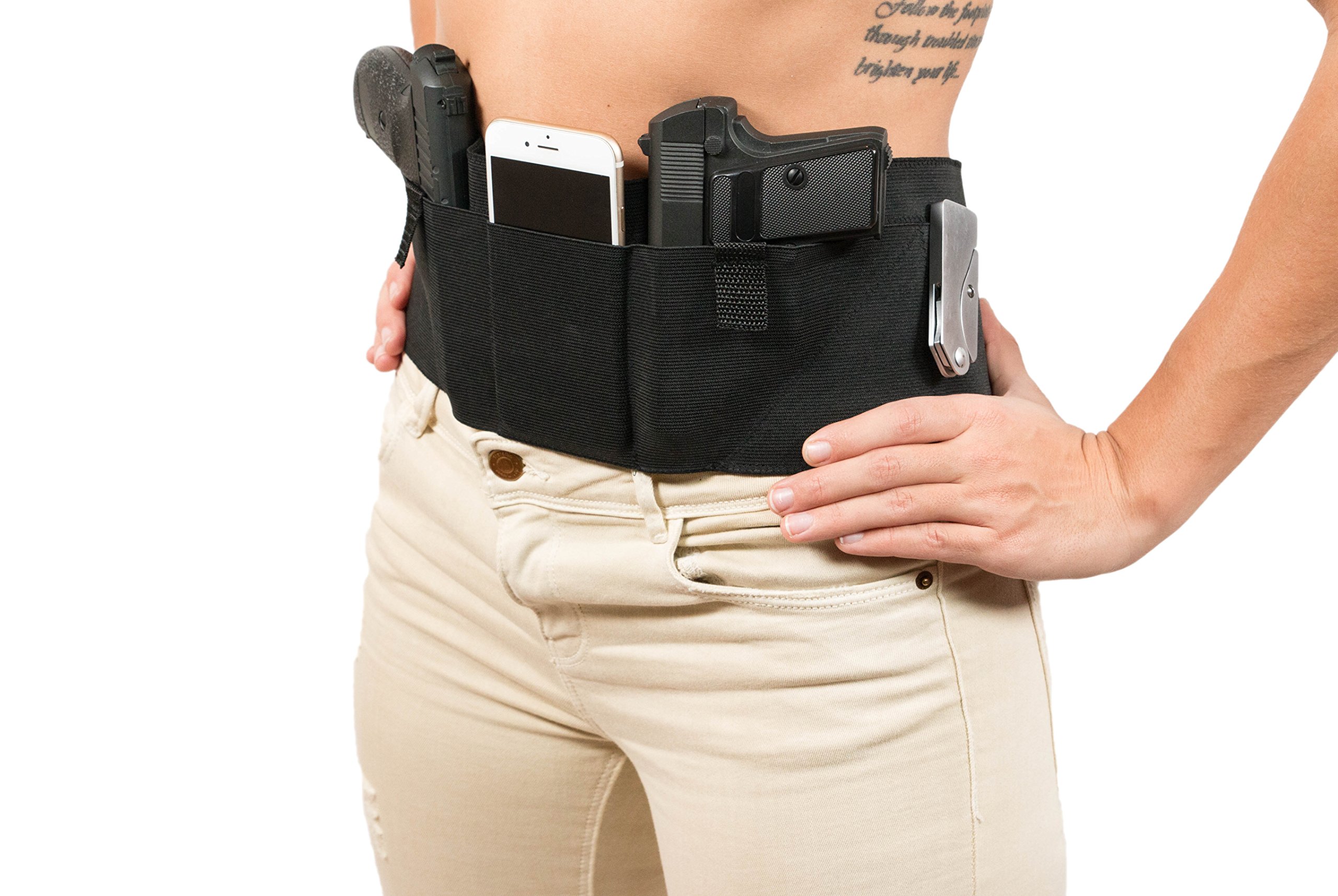 Conceal and Carry Neoprene Elastic Waste Band Large Belly Band 4