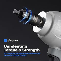 toolant 3/8"drive impact hex bit socket set