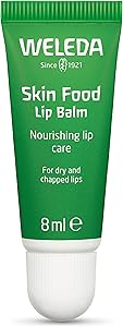 Weleda Skin Food Lip Butter, 0.27 Ounce, Plant Rich Moisturizing Lip Care with Sunflower Seed Oil, Chamomile and Calendula