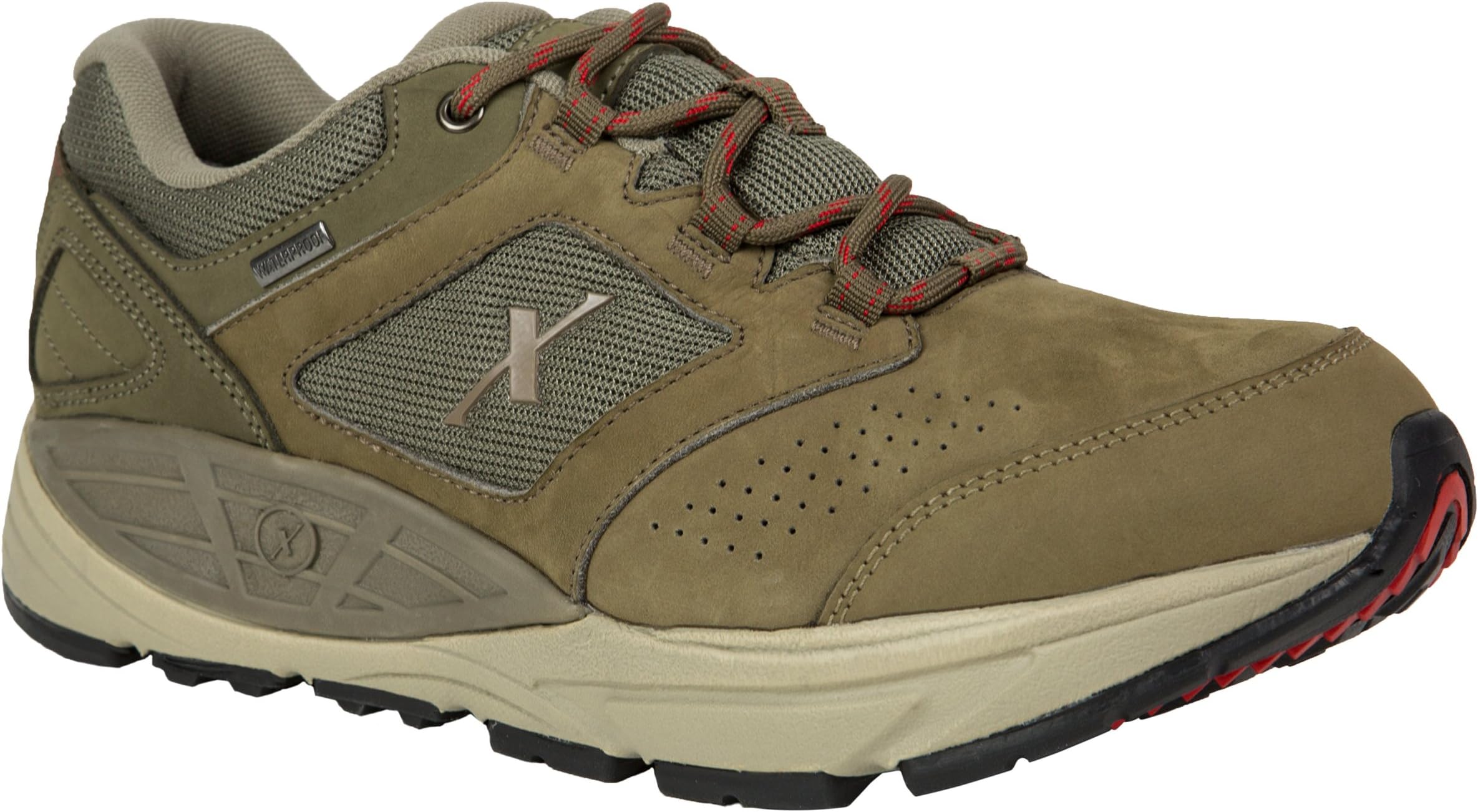 Xelero Hyperion II-Low Men's Comfort Therapeutic Extra Depth Hiking Shoe Leather/mesh lace-up