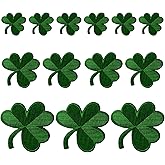 【3 Sizes 12 PCS】 St Patricks Day Patches St Patricks Day Iron On Patch Shamrock Iron On Patch Clover Iron On Patches Lucky Patches St Patricks Day Accessories for Women