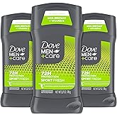 DOVE MEN + CARE Antiperspirant 3 Pack Sportcare Fresh Deodorant for Men 2.7 oz