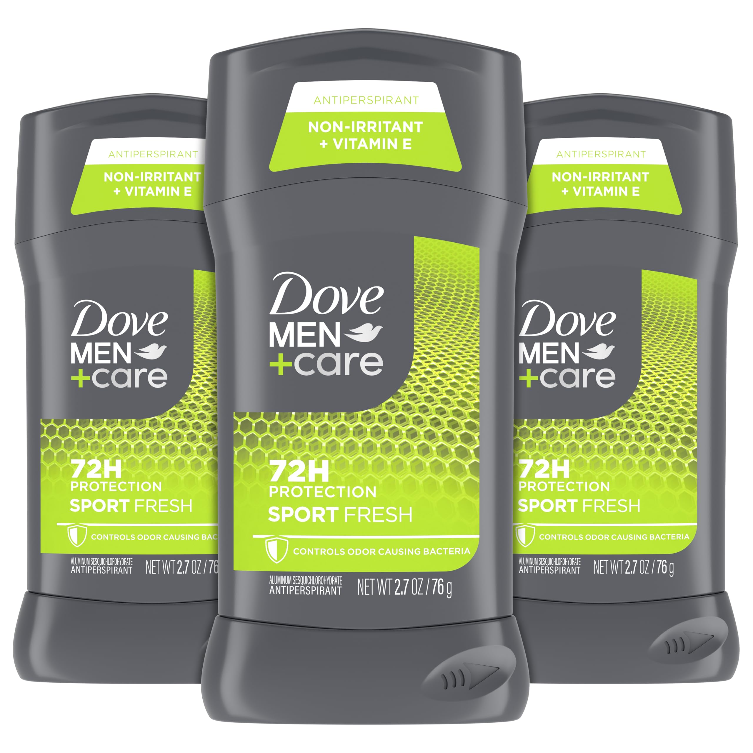 Photo 1 of DOVE MEN + CARE Antiperspirant 3 Pack Sportcare Fresh Deodorant for Men 2.7 oz