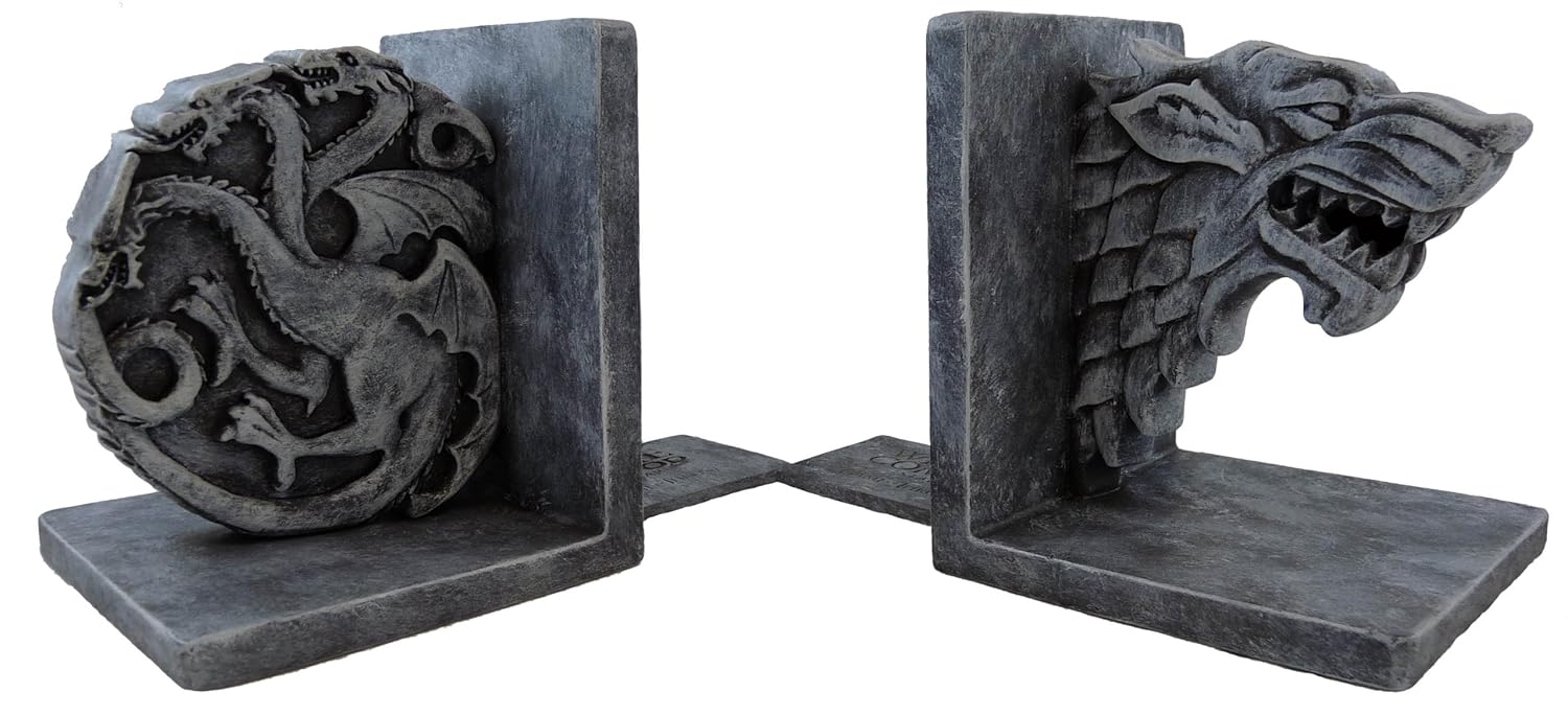 Game of Thrones Stark and Targaryen Bookend Set Amazon.co.uk Kitchen