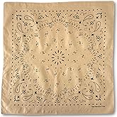 The Peacock Crew Paisley and Designer Bandana for Men and Women in Premium Soft Cotton 22 x 22 inches