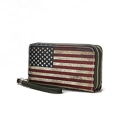 MKF Collection USA Wristlet Wallet for