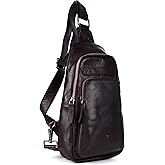 Genuine Italian Leather Unisex Body Bag - Stylish, Durable, and Secure Travel Companion for Casual and Trendy Essentials