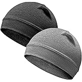 ROYBENS 97% Cotton Skull Cap Beanies for Men Women, Breathable Helmet Liner Sleep Hat
