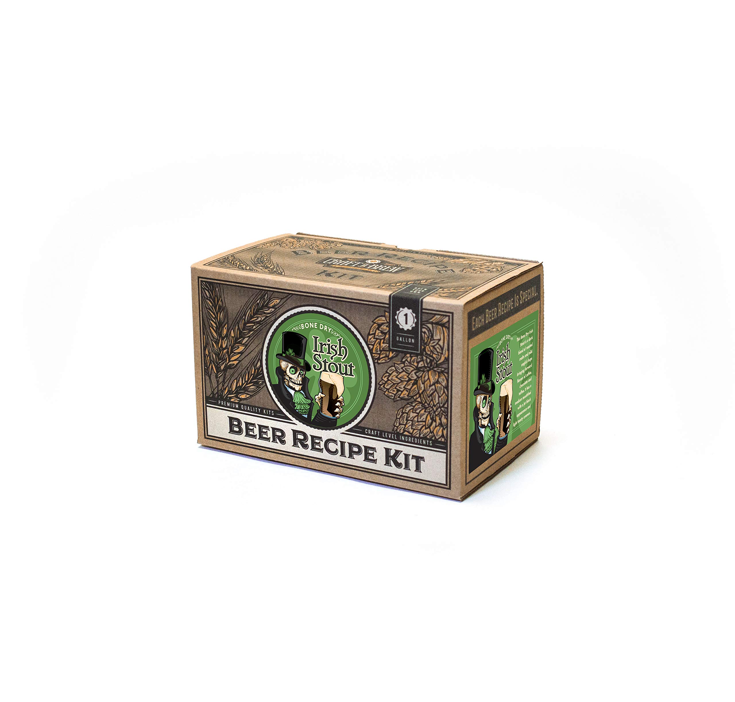 Craft A Brew Bone Dry Irish Stout Refill Recipe Kit; 1 Gallon; Ingredients for Home Brewing Beer