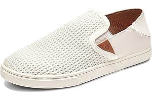 OLUKAI Pehuea Women's Slip On Sneakers, Casual Everyday Shoes with Easy On & Off Design, Breathable Mesh & Drop-in Heel, All-Day Comfort & Support