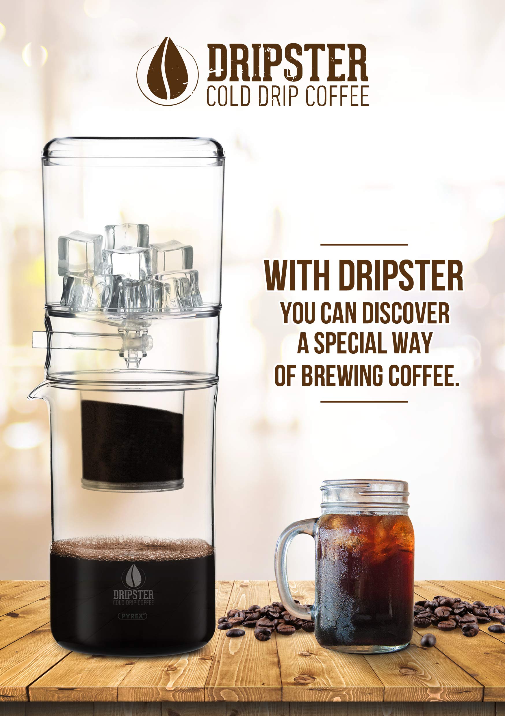 DRIPSTER Cold Brew Dripper (4 cups 