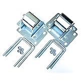 RV Drag Wheels, Travel Trailer Skid Wheels for Motorhome Camper, for 3&rdquo; Hitch U Bolts - Rear RV Caster Wheels, Bolt On Hitch Bar Mounted RV Drag Rollers, Heavy Duty Back Hitch Skid Wheel 2 Pack