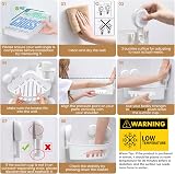 LEVERLOC Corner Shower Caddy Suction Shelf No-Drill Rust Free 22 lb view 5