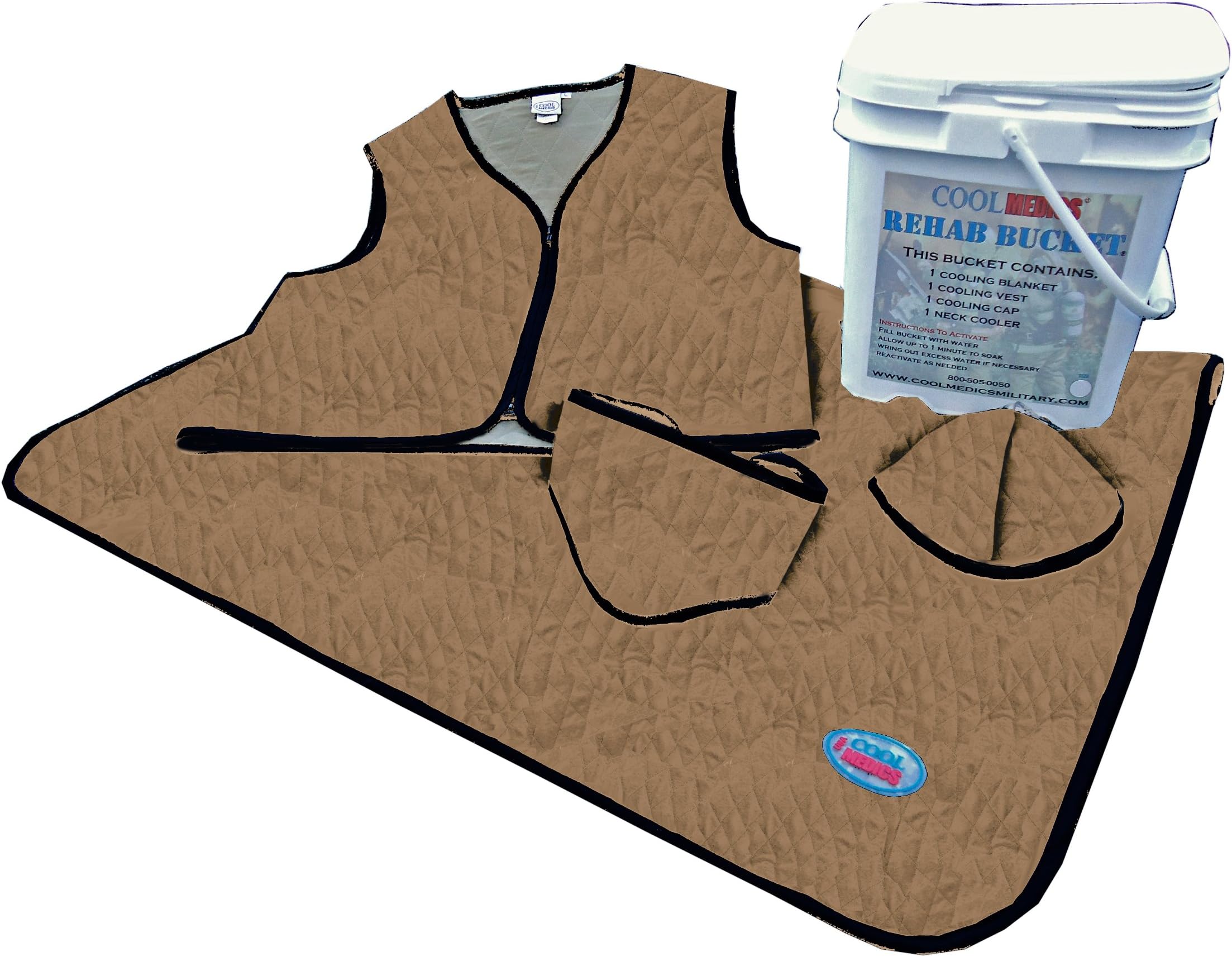Cool Medics RB101 Rehab Bucket, Small, Tan