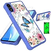jioeuinly for AriVoice A67L Case Compatible for Foxx FoxxD A67L Phone Case Cover [with Tempered Glass Screen Protector][Hard PC + Soft Silicone][Ring Support] [Luminous Effect] YGL-LHD