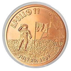 Apollo 11 Commemorative 1 oz .999 Pure Copper Round