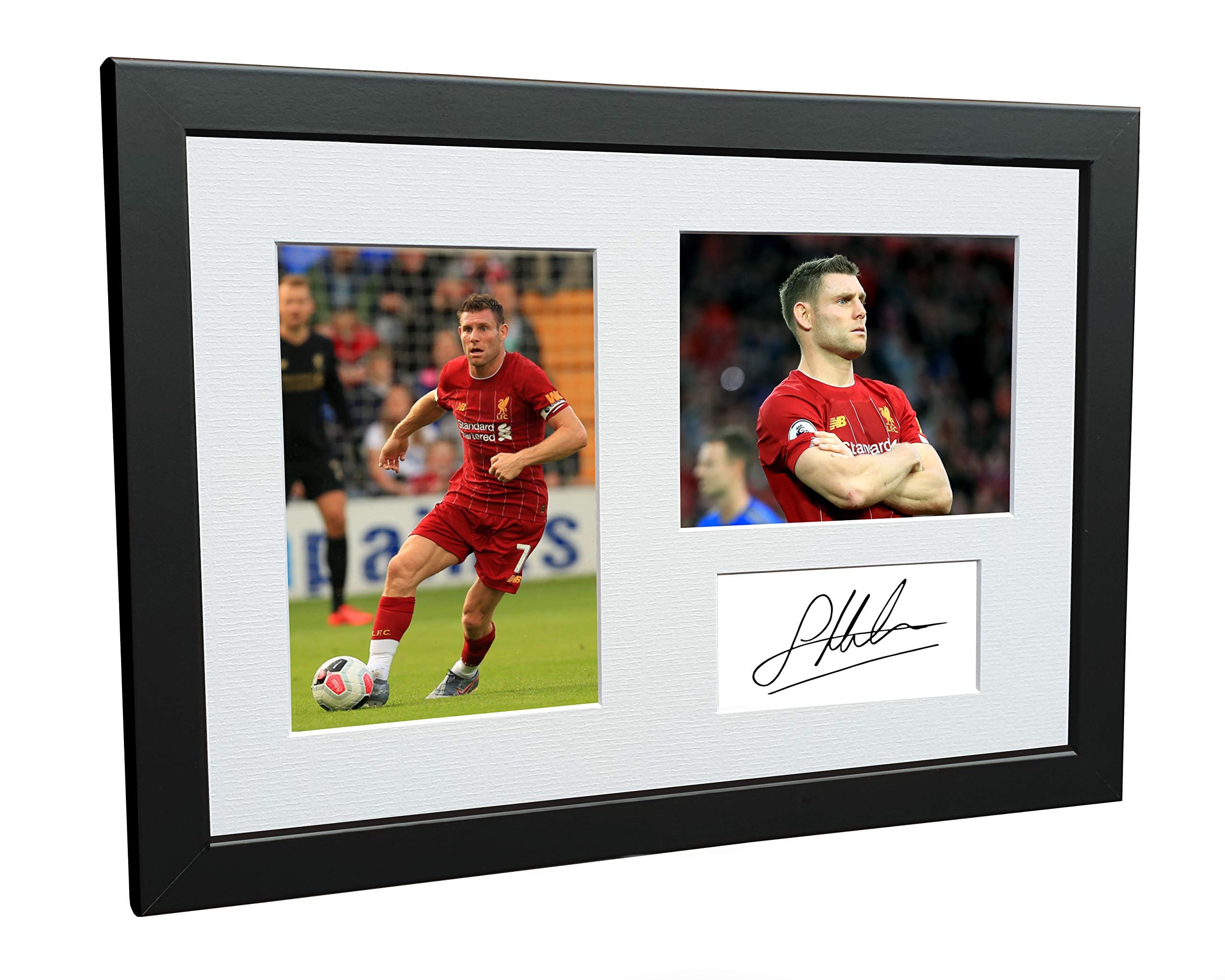 Kitbags & Lockers James Milner 12x8 A4 Signed Liverpool Autographed Photo Photograph Picture Frame Soccer Gift