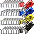 48 Pcs Hand Crank Flashlights - No Batteries, 3 LED, Squeeze Power, With Wrist Strap (Yellow, Green, Blue, Red) - View #12