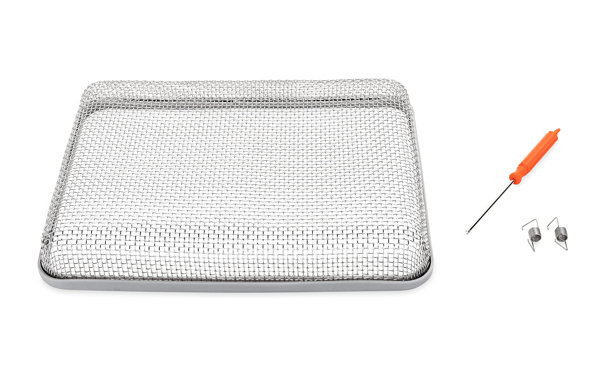 Photo 1 of Camco Flying Insect Screen with Installation Tool - WH 600, Durable Stainless Steel Mesh, Fits Suburban 10, 12, and 16 Gallon Water Heater Vents (42146),9.75" X 7.4" X 1.3