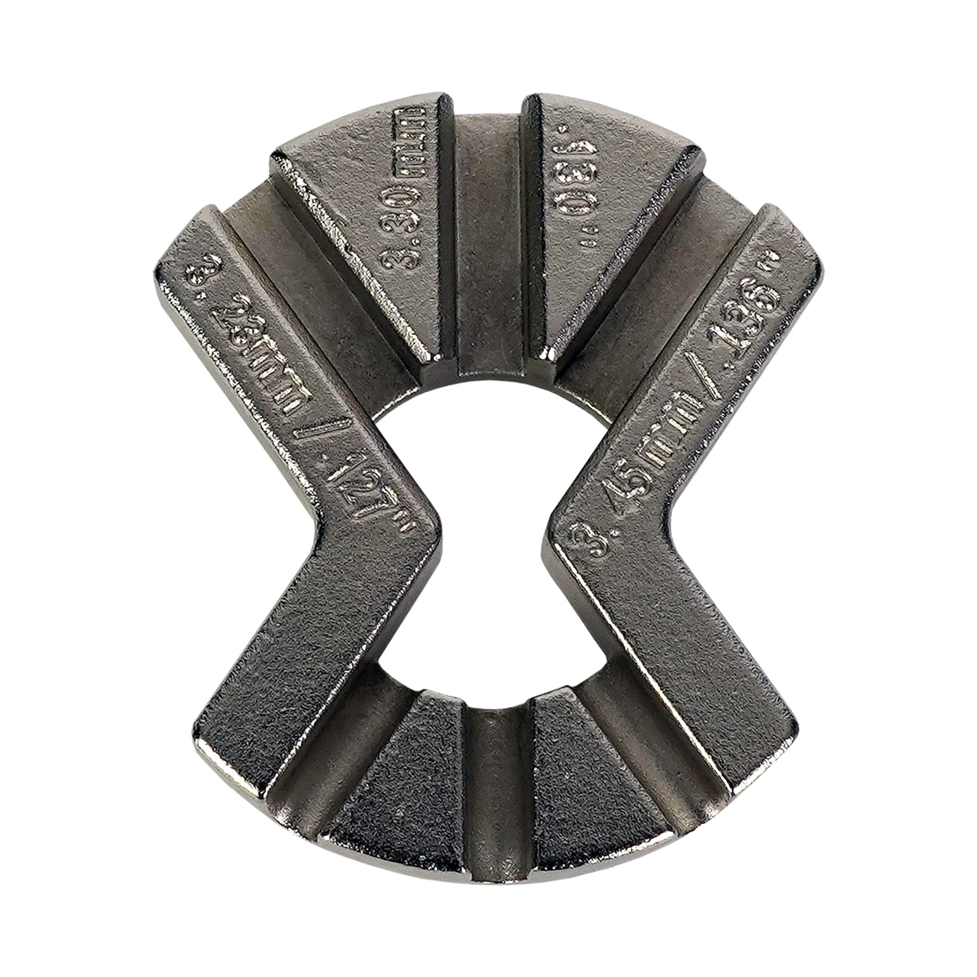 CYCLO Outdoor and Sports Cyclo Spoke Triple Key Silver 3 45 23mm, Silver, 3.45-3.3-3.23mm UK