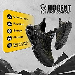 Steel Toe Shoes for Women Men Wide Non Slip