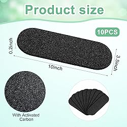 10 Pcs Ceiling Fan Filters for Blades Activated