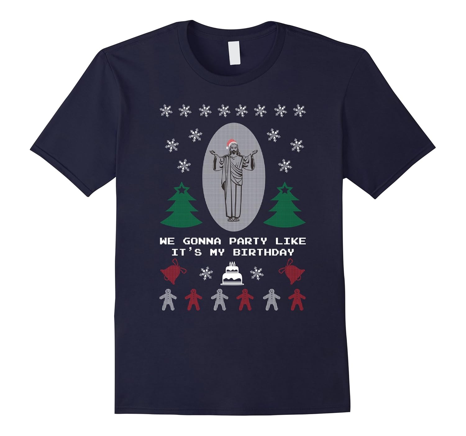 We gonna party T-shirt Jesus Christmas Tee-ANZ