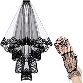 choyaxo Lace Veil Wedding Veil Floral Lace Bridal Veil