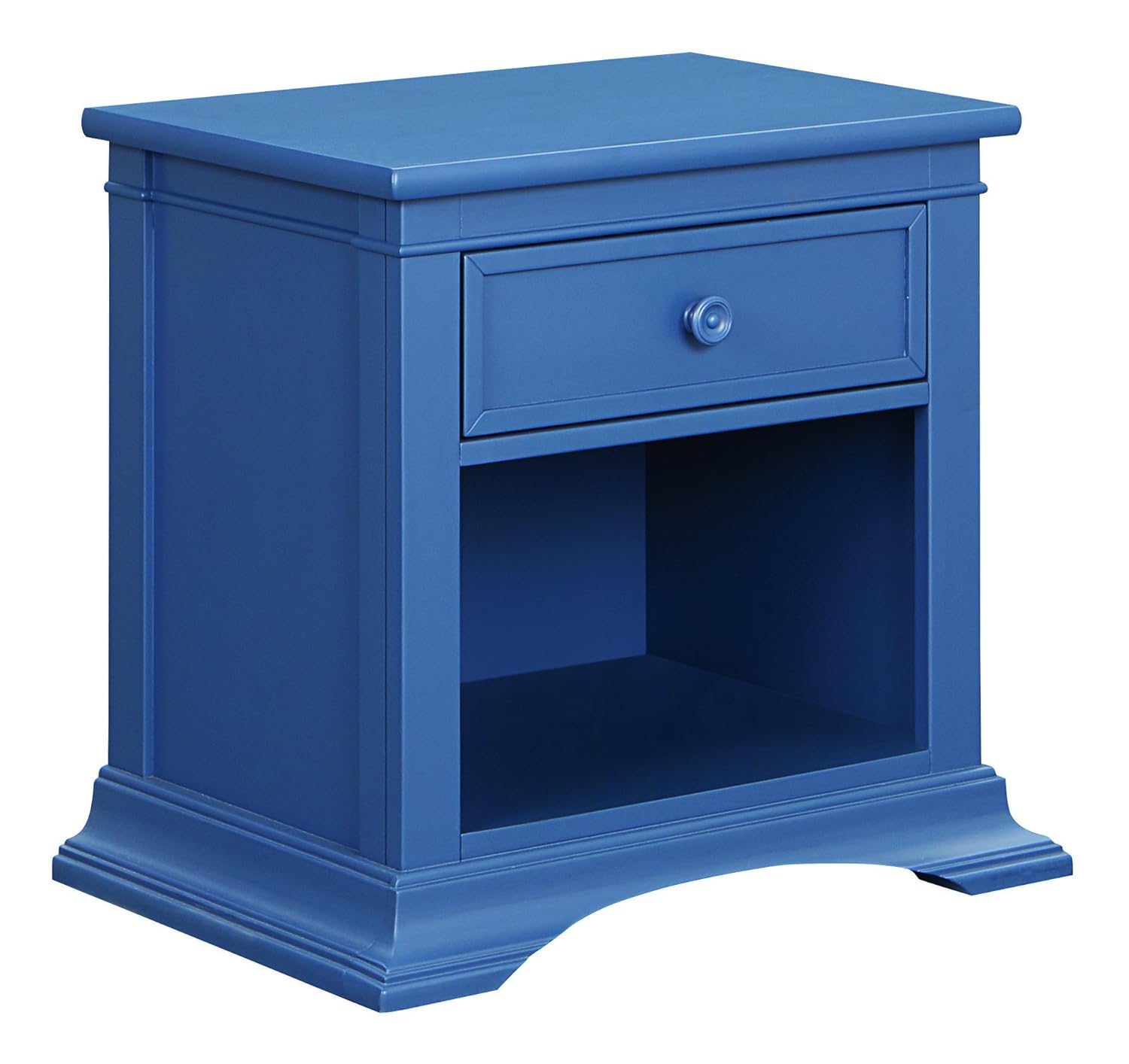 Bassett Baby Kids Emerson Nightstand Indigo Blue Bassettbaby Furniture 5398 0272 Changing Dressing Nursery Furniture Adios Co Il