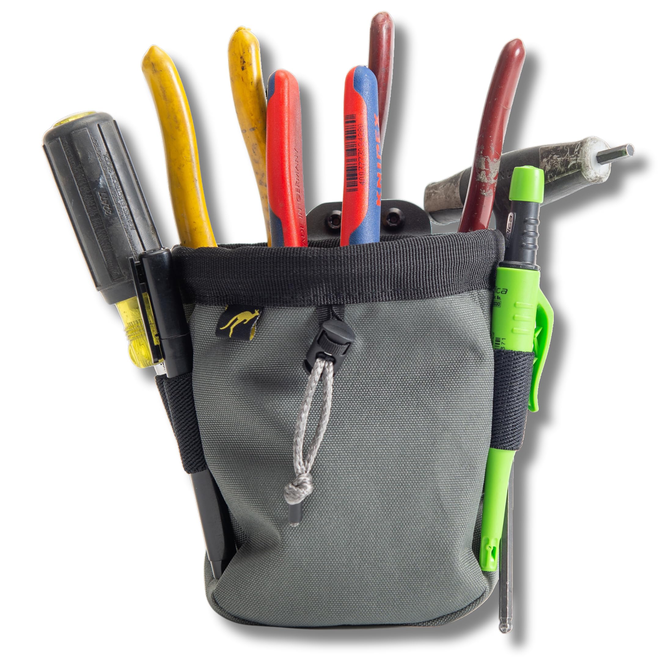 Joey Tool Belt Bag - Clip-On Pouch for Electricians, HVAC Techs, Plumbers, Carpenters, Contractors Image