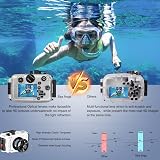 Sea frogs Camera Housing Olympus TG-7 Waterproof Underwater Case 60m Red Filter view 5