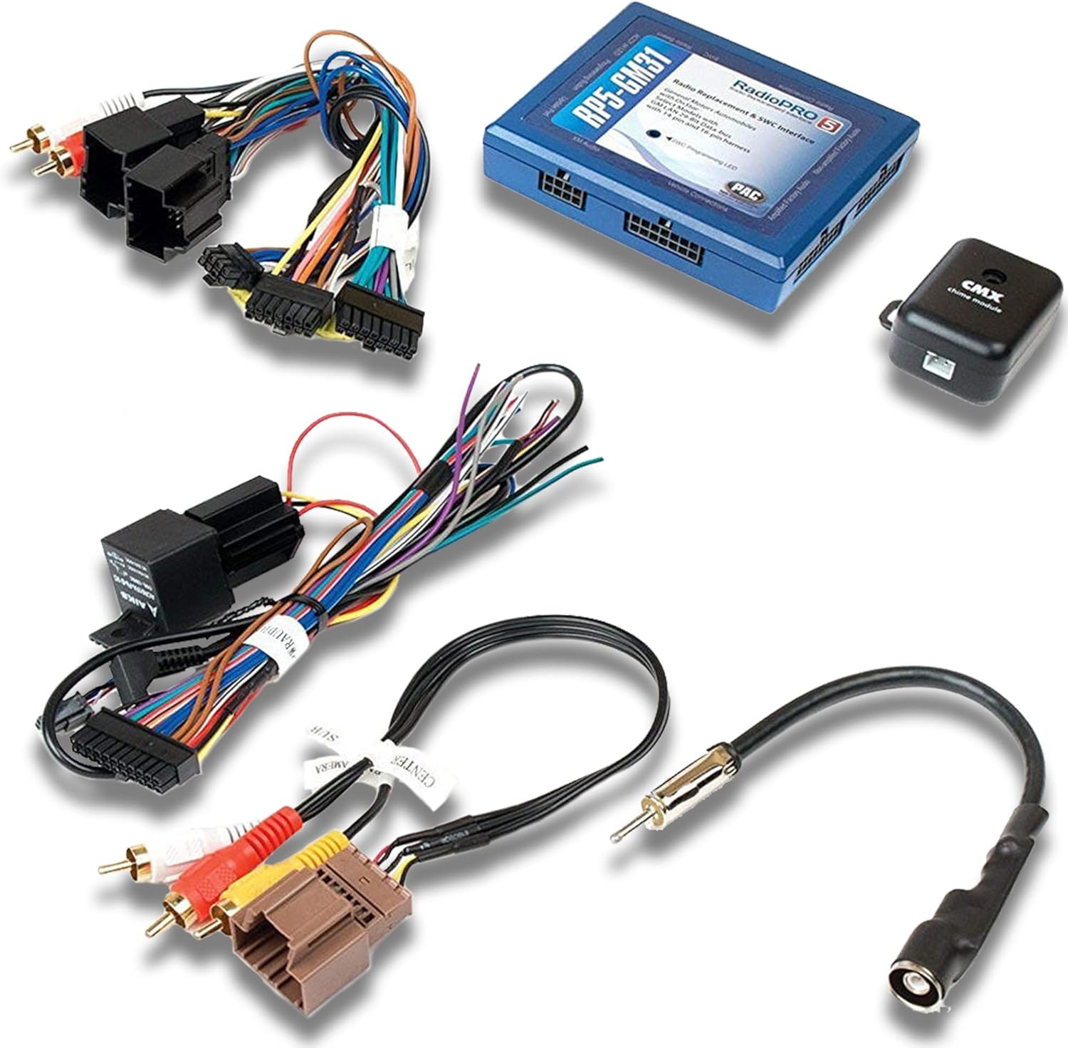 PAC RP5-GM31 Radio Replacement Interface With Built-In OnStar Retention/Steering Wheel Control Retention/Navigation Outputs for Select GM LAN Vehicles: Car Electronics
