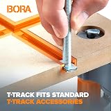 BORA Centipede Folding T-Track Table Top Work Stand 24 x 48 20mm Dog Holes view 6