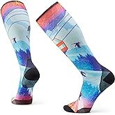 Smartwool Zero Cushion Ski Day Print Over The Calf Socks For Men and Women
