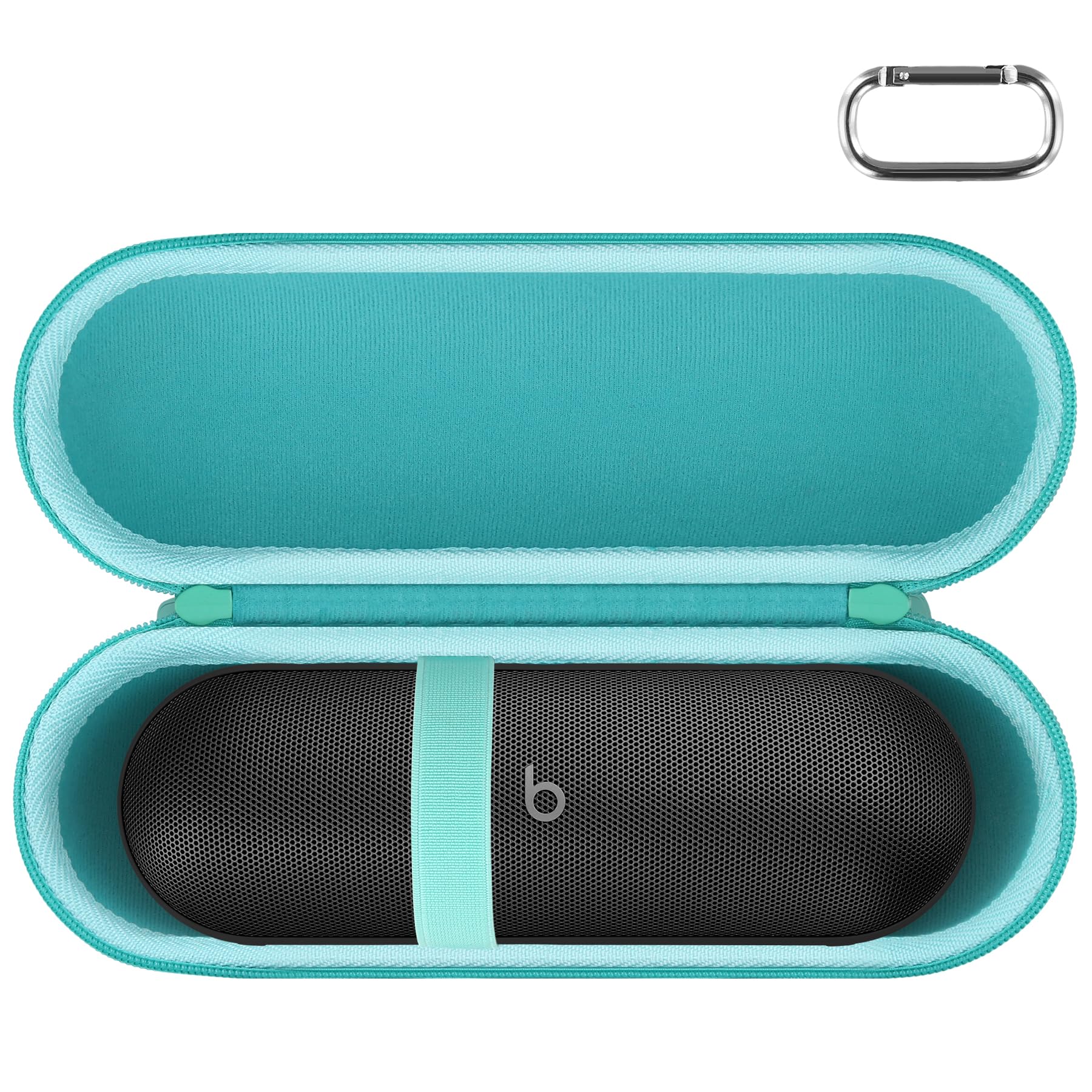 Aenllosi Hard Travel Case Compatible with Beats Pill - Wireless Bluetooth Speaker, Beats Portable Speaker Organizer.(Case Only) (Mint Green)