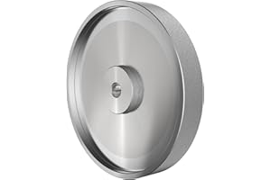 EASGIU CBN Grinding Wheel, 6 Inch Dia x 1 Inch Wide x 5/8 Inch Bore for Sharpening Woodturning Tools, High Speed Steel Tools, 4 in 1 Bench Grinders (6 Inch, 320 Grit)