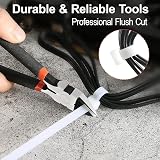 BOENFU 2 Pack 6 Inch Flush Cutters Wire Cutters Precision Side Cutter Ultra view 6