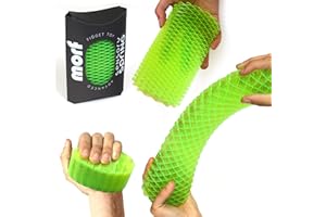 Morf Fidget Sensory Spring Green – 3D Slug Spring Toy for Kids, Teens, and Adults - Stretchy, Quiet, Stress and Anxiety Relief, Focus - for Play, School, Work Gifts, Great for Classroom, Office