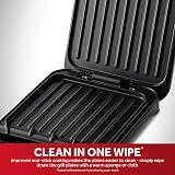 George Foreman Small Electric Fit Grill Black 760W Non Stick Health view 5