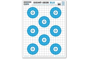 THOMPSON TARGET Sight Seer Paper Bullseye Shooting Targets for Pistol & Rifle 19"x25"