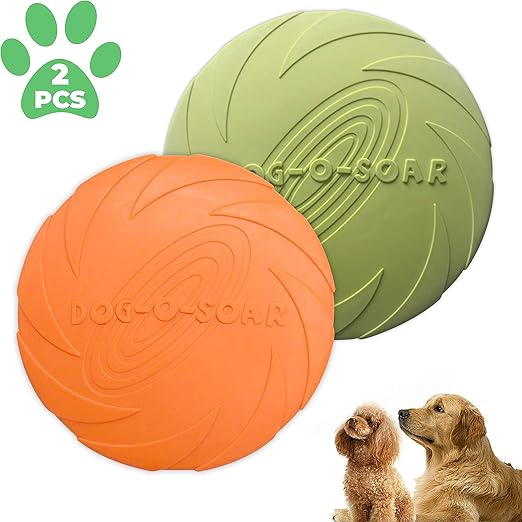dog rubber frisbee