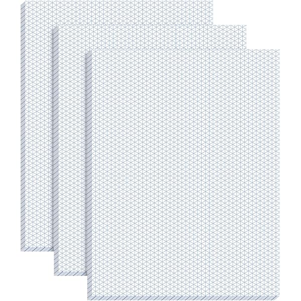 Graph Notebook Notebook: 1/4 Inch Equilateral Trian Isometric Graph Paper